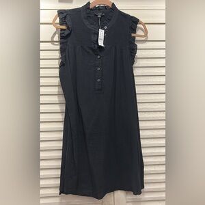 Jcrew black garden dress in soft gauze- NWT in small